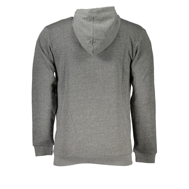 Sergio Tacchini Gray Cotton Men's Hooded Sweater