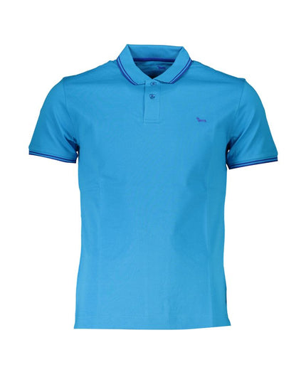 Harmont & Blaine Light Blue Cotton Men Polo Shirt