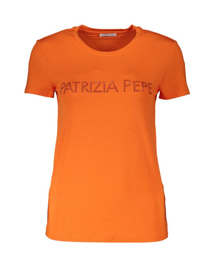 Patrizia Pepe Orange Elastane Women Top