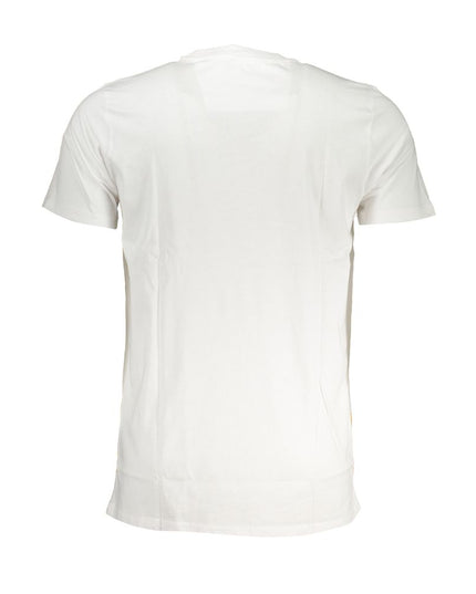 Cavalli Class White Cotton T-Shirt