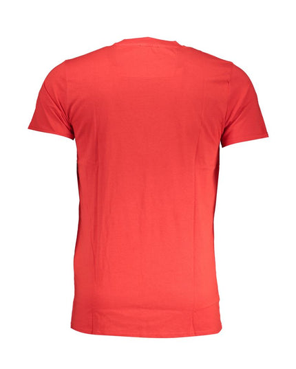 Cavalli Class Red Cotton T-Shirt