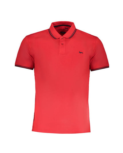 Harmont & Blaine Red Cotton Polo Shirt