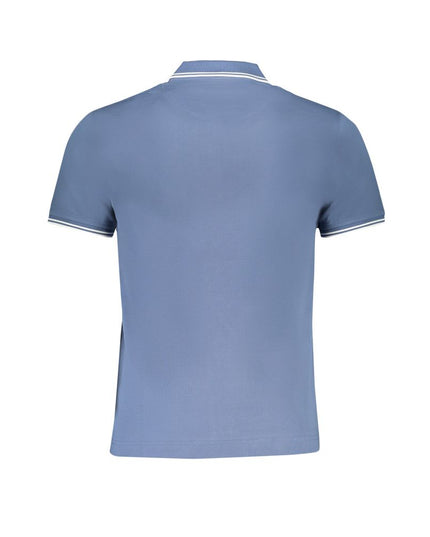 Harmont & Blaine Blue Cotton Polo Shirt