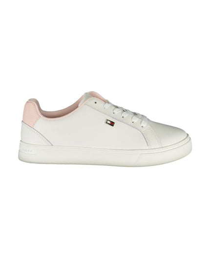 Tommy Hilfiger Bianco Pelle Women Sneaker