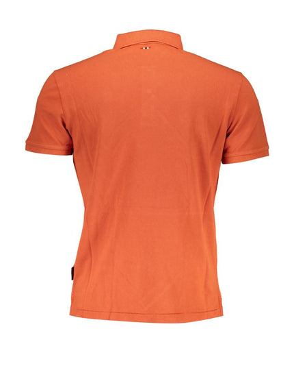 Napapijri Orange Cotton Polo Shirt