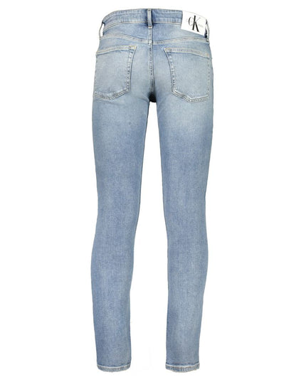 Calvin Klein Blue Cotton Men Jeans