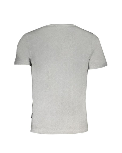 Napapijri Brown Cotton Men T-Shirt