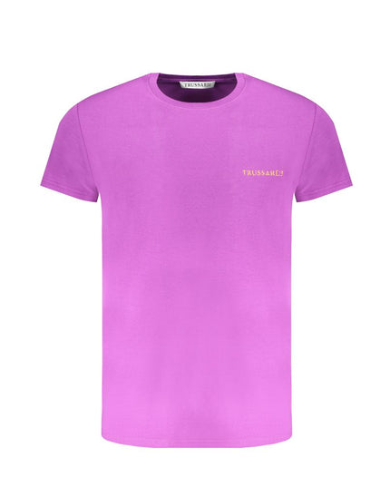 Trussardi Purple Cotton T-Shirt