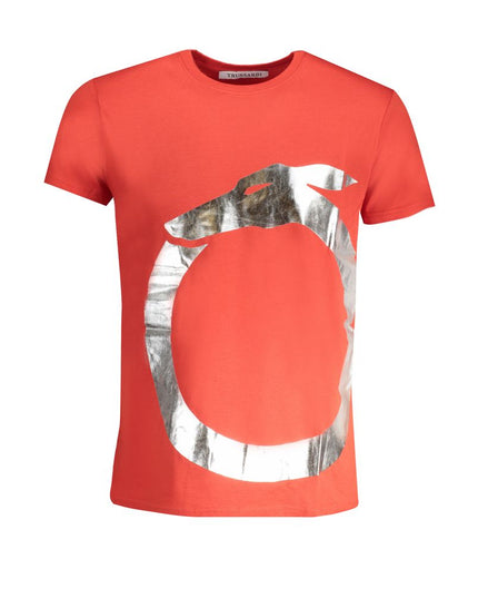 Trussardi Red Cotton T-Shirt