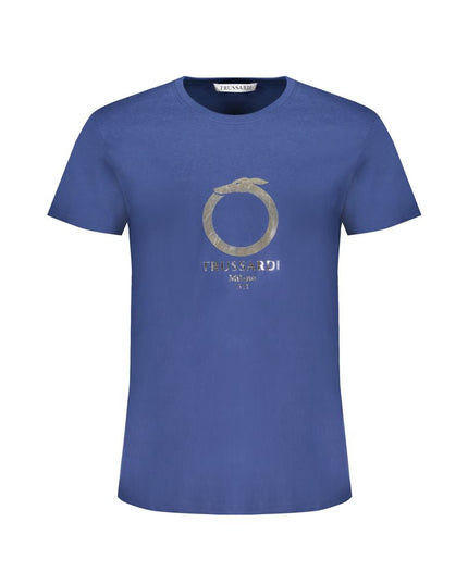 Trussardi Blue Cotton T-Shirt