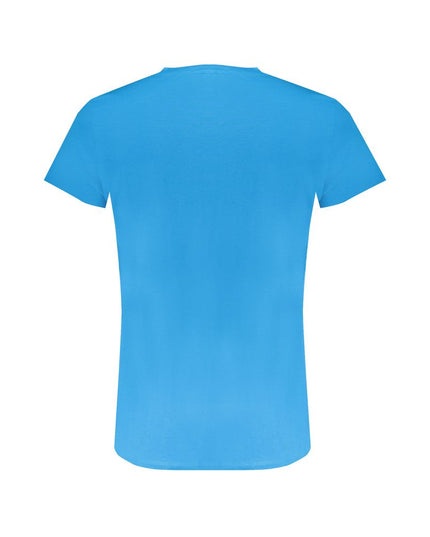 Trussardi Light Blue Cotton Men T-Shirt