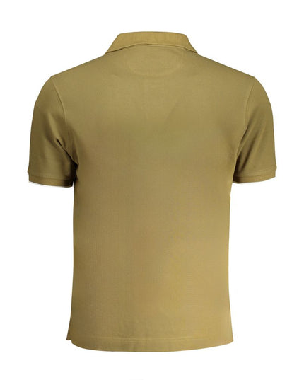 La Martina Green Cotton Polo Shirt