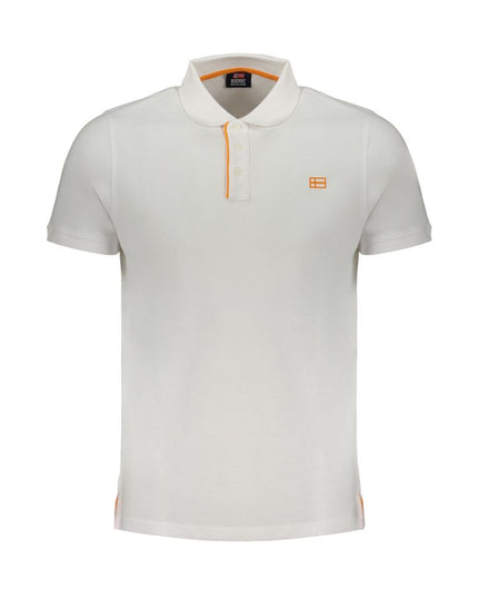 Norway 1963 Bianco Cotton Men Polo Shirt