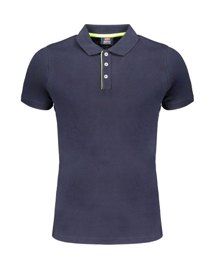 Norway 1963 Blue Cotton Polo Shirt