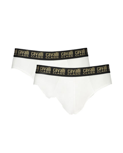 Cavalli Class White Cotton Men Underwear