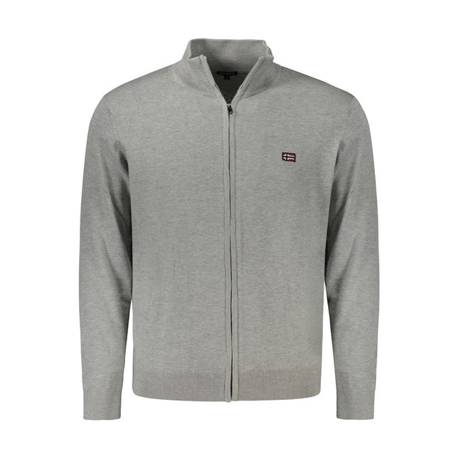 Norway 1963 Brown Polyester Men Cardigan