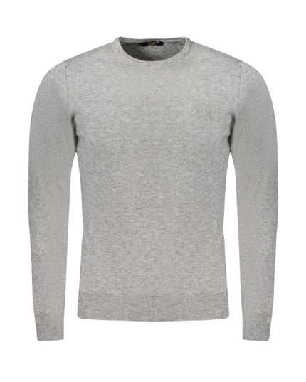 Cavalli Class Brown Polyester Men Sweater