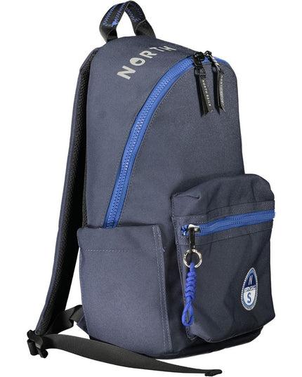 North Sails Blue Polyester Men Backpack
