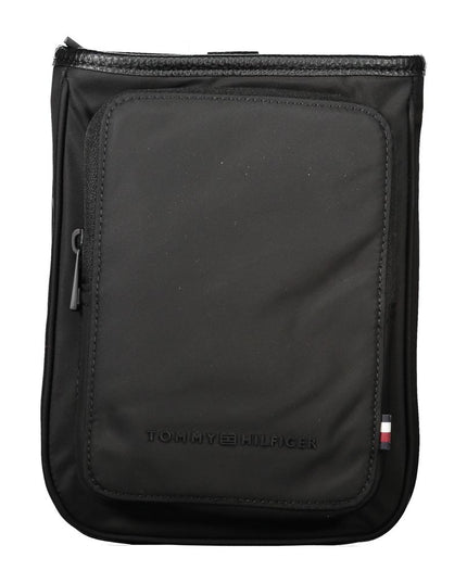 Tommy Hilfiger Black Polyester Men Shoulder Bag