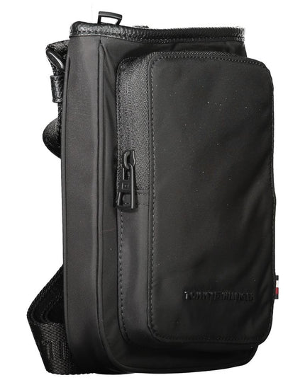 Tommy Hilfiger Black Polyester Men Shoulder Bag