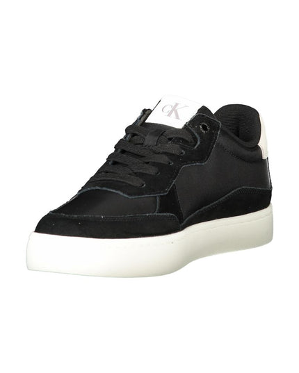 Calvin Klein Black Polyester Men Sneaker