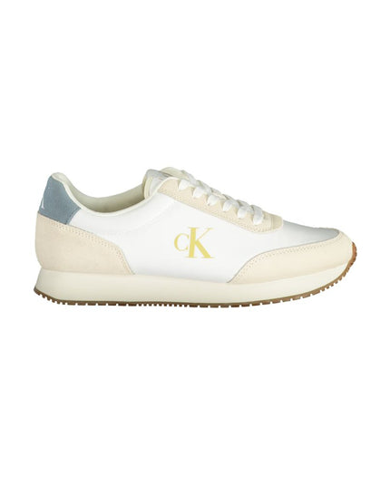 Calvin Klein White Polyester Men Sneaker