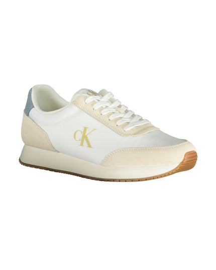 Calvin Klein White Polyester Men Sneaker