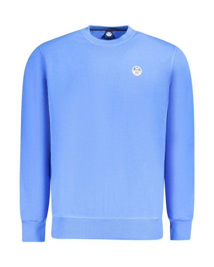 North Sails Blue Cotton Men Sweater