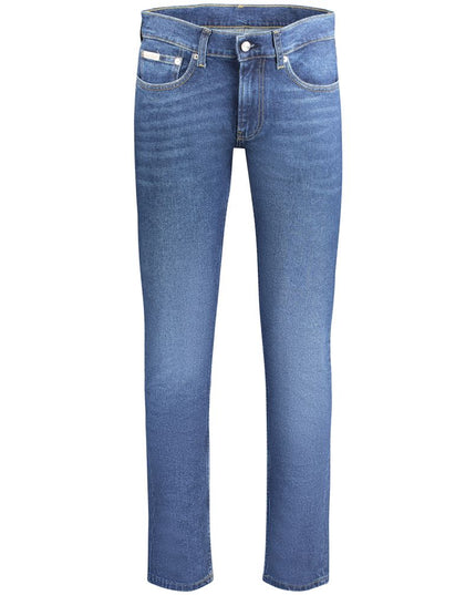 Calvin Klein Blue Cotton Men Jeans