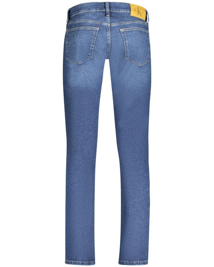 Calvin Klein Blue Cotton Men Jeans