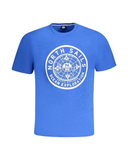 North Sails Blue Cotton Men TShirt