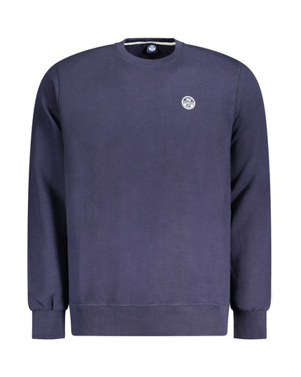North Sails Blue Cotton Men Sweater