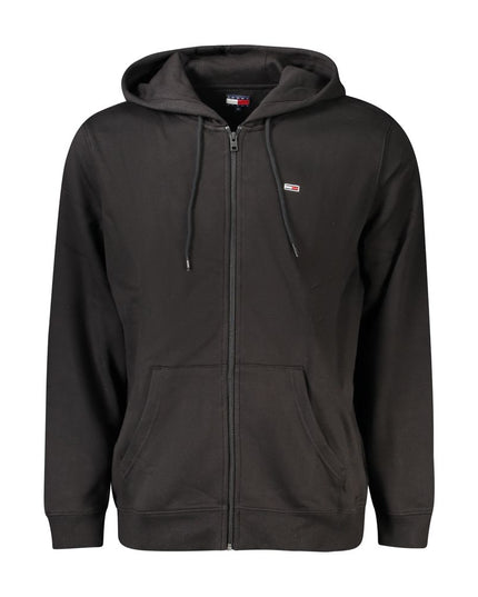 Tommy Hilfiger Black Cotton Men Sweater