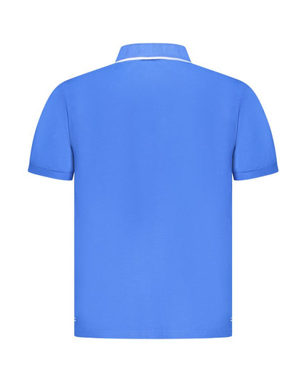 North Sails Blue Cotton Men Polo Shirt