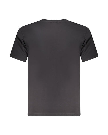 North Sails Black Cotton Men T-Shirt