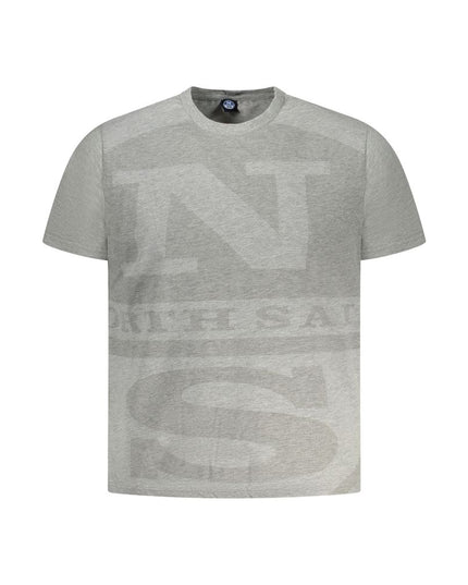 North Sails Brown Cotton Men T-Shirt