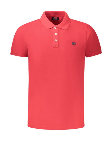 Norway 1963 Red Cotton Polo Shirt