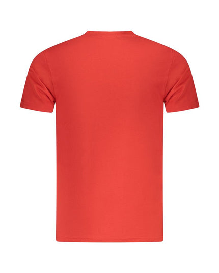 Cavalli Class Red Cotton Men T-Shirt