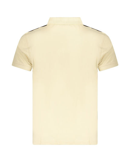 Cavalli Class Beige Cotton Men Polo Shirt