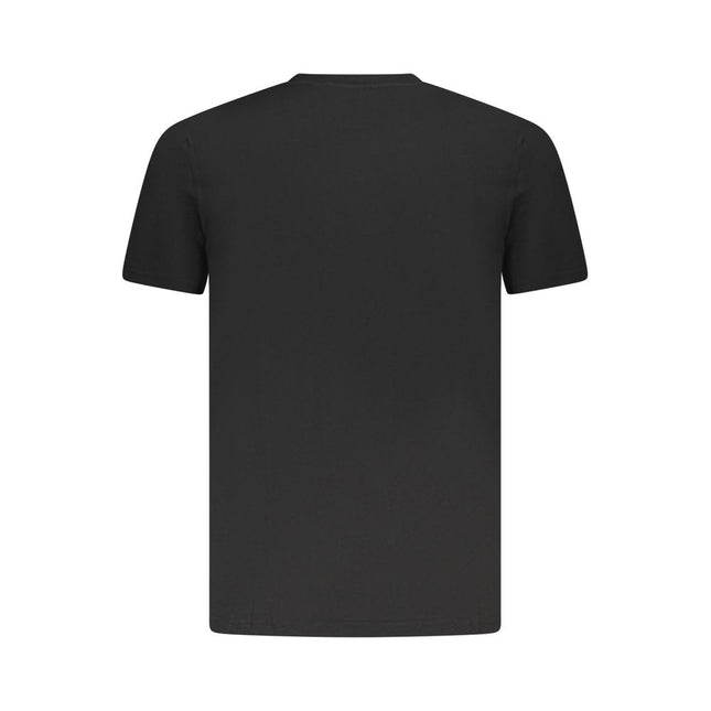 Cavalli Class Black Cotton Men T-Shirt
