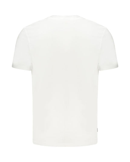 Timberland White Cotton Men T-Shirt