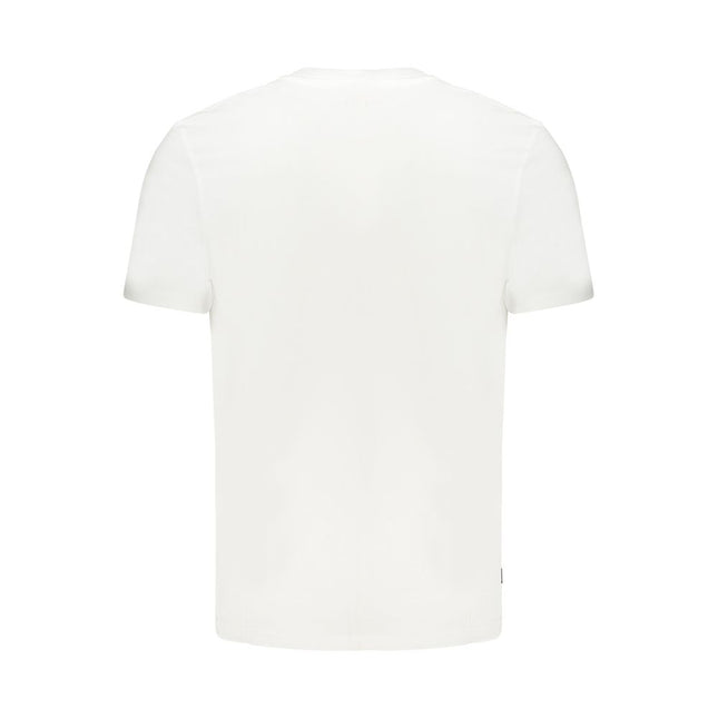 Timberland White Cotton Men T-Shirt