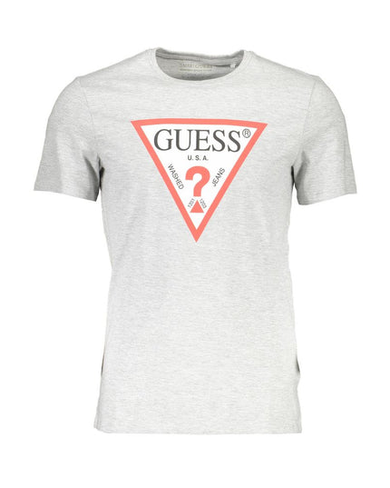 Guess Jeans Brown Cotton Men T-Shirt