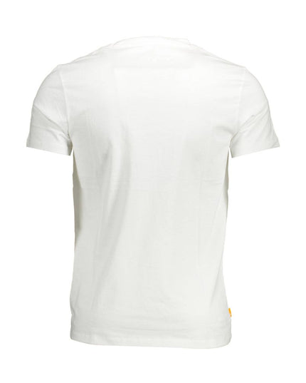 Timberland White Organic Cotton Men T-Shirt
