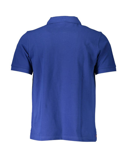 North Sails Blue Cotton Men Polo Shirt