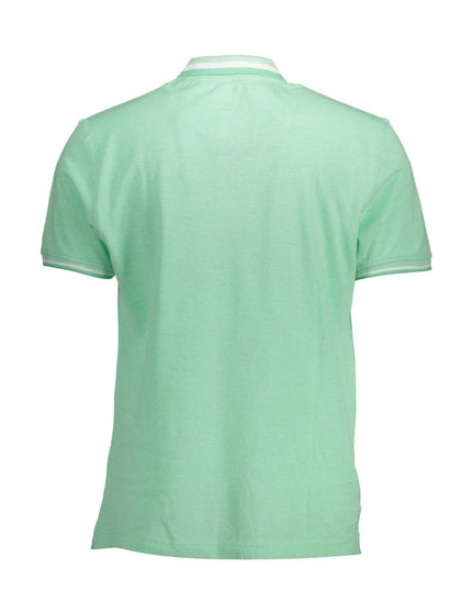 Harmont & Blaine Green Cotton Men Polo Shirt