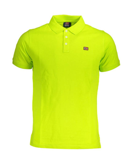 Norway 1963 Yellow Cotton Men Polo Shirt