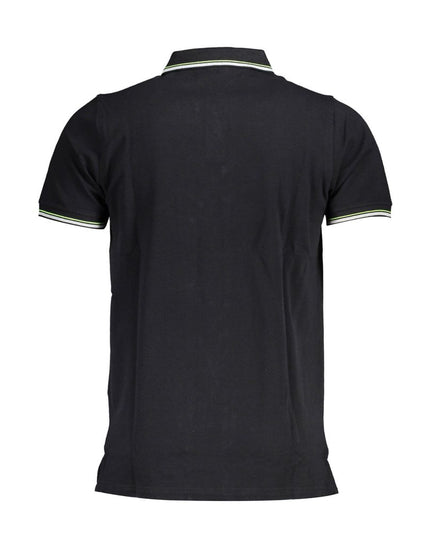 Norway 1963 Black Cotton Men Polo Shirt