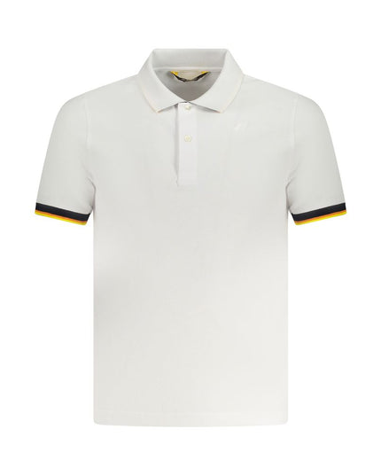 K-WAY White Cotton Polo Shirt