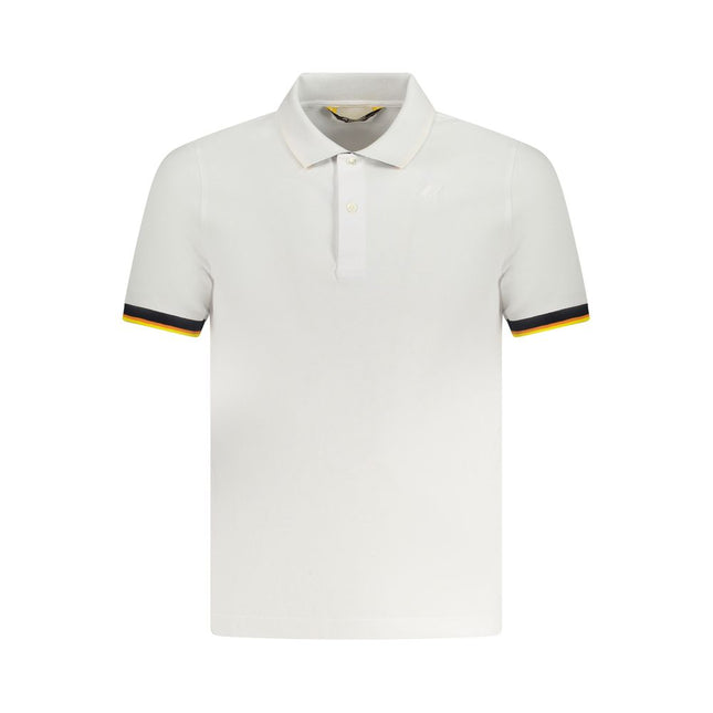 K-WAY White Cotton Polo Shirt